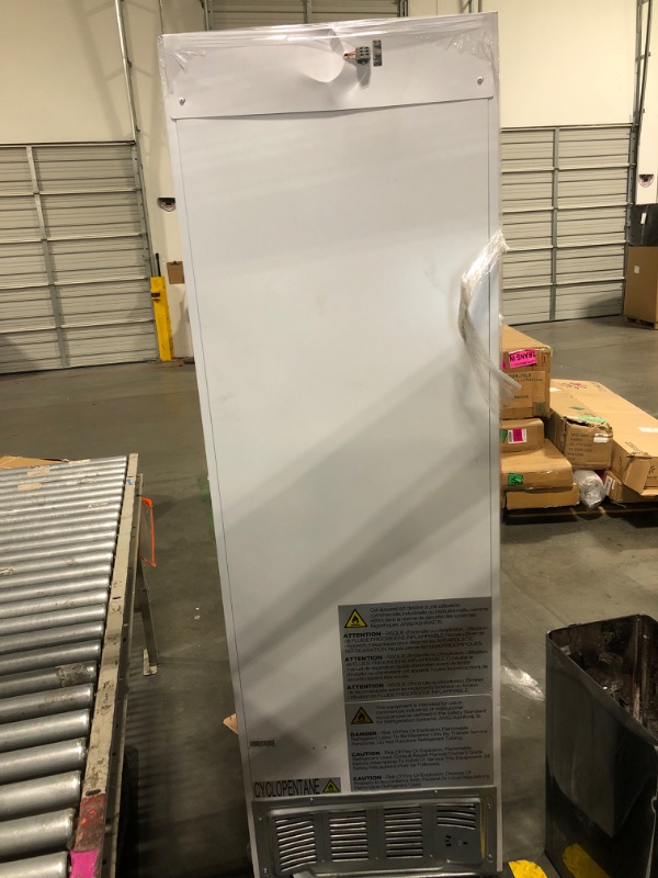 Photo 1 of ** USED/ UNTESTED/ DAMAGE MINOR**** KoolMore KM-PHR-11C 11 cu. ft. Medical Pharmacy Refrigerator with Emergency Backup Battery for Temperature Display and Alarm in White, UL Listed