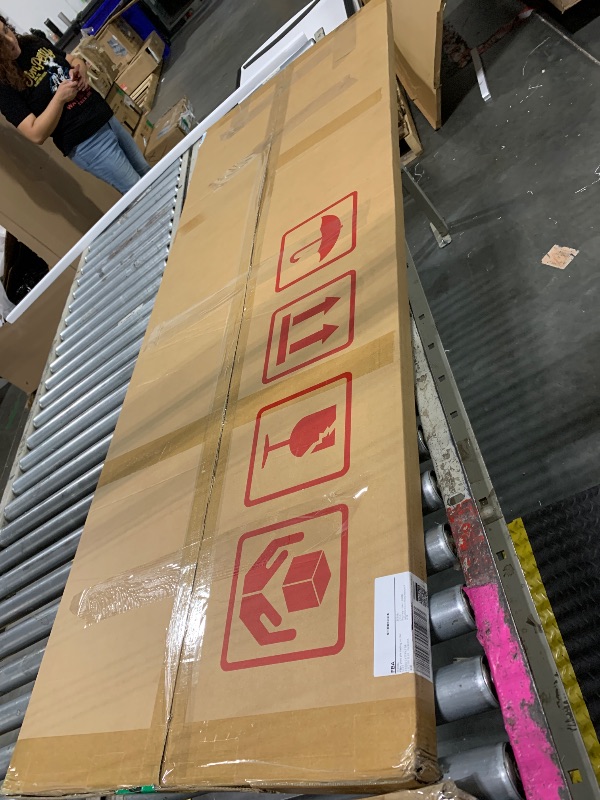 Photo 1 of ** NEW*** Delma Full Length Standing Mirror,Large Floor Mirror with Aluminum Frame for Bedroom, Bathroom, Living Room,Wall Mount or Freestanding Design(with Stand,Rect 69x24-Black)