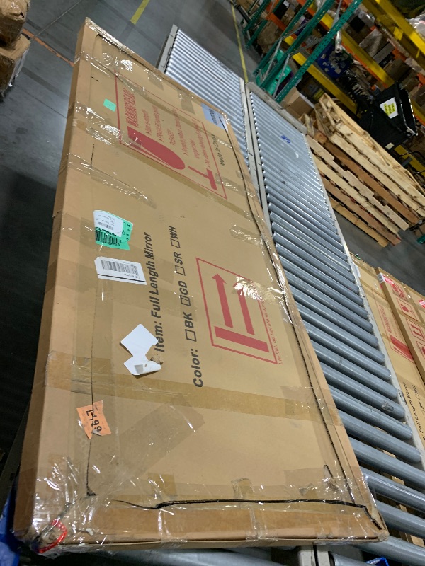 Photo 1 of ** SIMILAR** GLSLAND- Full Length Floor Mount Mirror-Aluminum Alloy Frame-Arch Mirror Full Length HD-Full Body Mirror-for Bedroom or Living Room, Gold