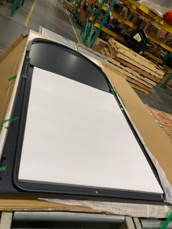 Photo 1 of ** USED*** LFT HUIMEI2Y 76.4"x37" Arch Full Length Mirror, Large Floor Full Body Tempered Mirror with Aluminum Alloy Frame for Living Room, Bedroom, Gym, Stand or Leaning Wall-Mounted, Black