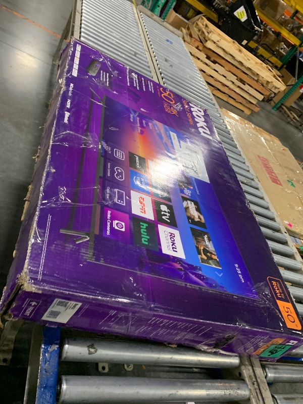 Photo 1 of *** USED***Roku Smart TV 2025 – 50-Inch Select Series, 4K HDR TV – RokuTV with Enhanced Voice Remote – Flat Screen LED Television with Wi-Fi for Streaming Live Local News, Sports, Family Entertainment