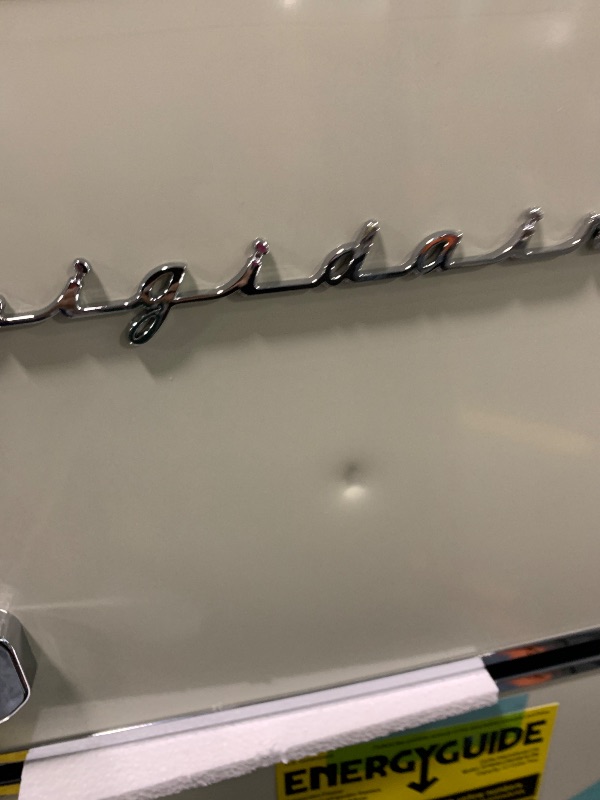 Photo 1 of *** NEW/ DAMAGE MINOR**** Frigidaire EFR840-Cream EFR840 Retro Mini Fridge with Freezer & Side Bottle Opener-Small 2 Door Refrigerator for Office Bar or College Dorm Room-3.1 Cu Ft (Cream)