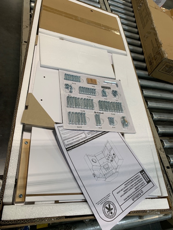 Photo 1 of ** NEW*** KidKraft Ultimate Corner Wooden Play Kitchen with Lights & Sounds, Play Phone and Curtains, White