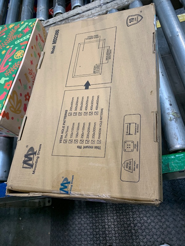 Photo 1 of *Missing Parts*
Mounting Dream TV Wall Mount for 32-65 Inch Television,Mount with Swivel and Tilt, Full Motion Bracket with Articulating Dual Arms, Fits 16inch Studs, Max VESA 400X400 mm, 99lbs, MD2380