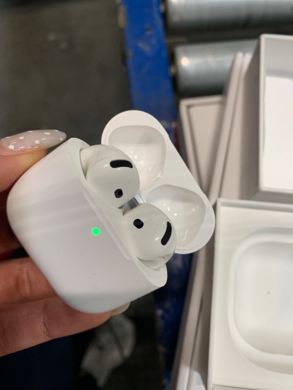 Photo 1 of ** USED***Apple AirPods 4 Wireless Earbuds, Bluetooth Headphones, with Active Noise Cancellation, Adaptive Audio, Transparency Mode, Personalized Spatial Audio, USB-C Charging Case, Wireless Charging, H2 Chip
