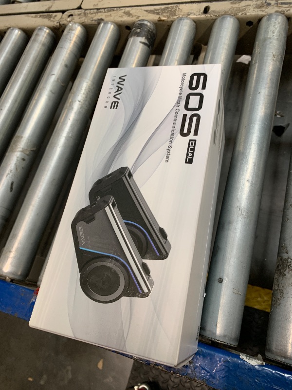 Photo 1 of *** NEW***Sena 60S Motorcycle Communication Headset with Wave, Mesh, and Bluetooth Intercom, 2nd Generation Sound by Harman Kardon, Dual Pack