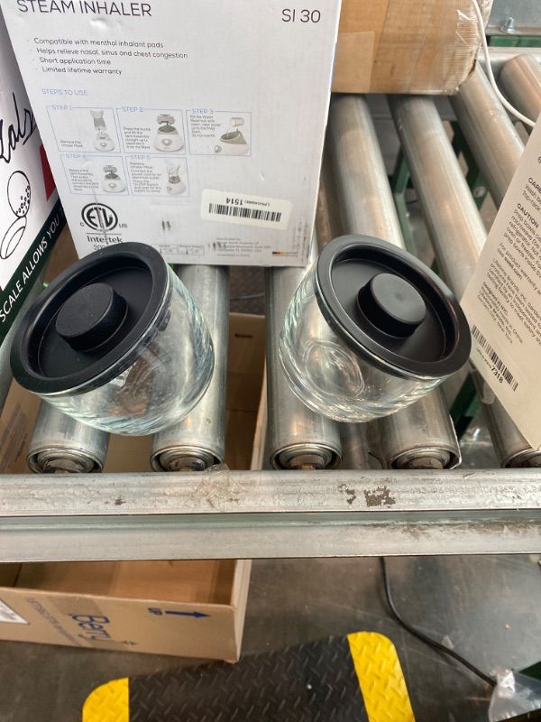 Photo 1 of ***MISSING PIECES*** S'well 12oz Glass Prep Bowl Set of 2 for Easy Meal Prep, Black, Durable Tempered Glass, Nesting Design Compatible with 21.5oz S'well Eats Containers