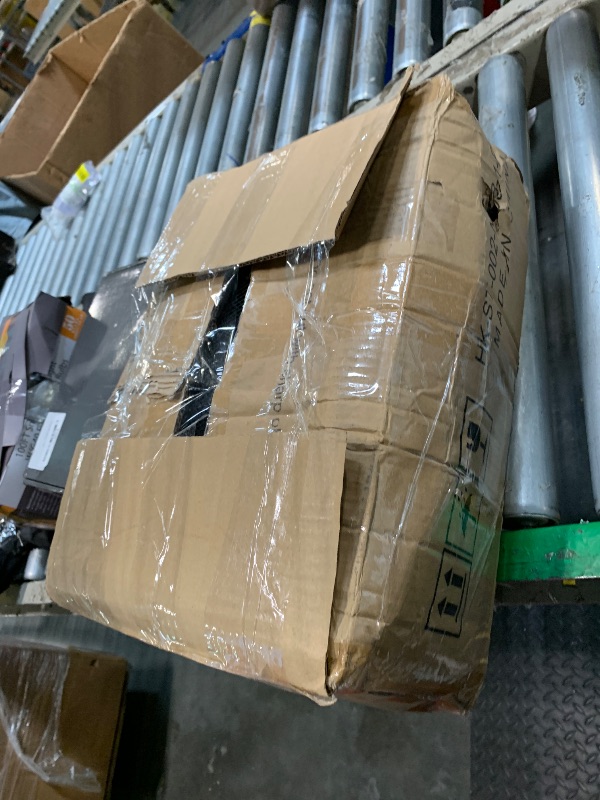 Photo 1 of ***MISSING HARDWARE***
Furologee Entryway Table, 38'' Console Sofa Table with 3 Fabric Drawers, Industrial Entry Way Table with Storage Shelves, Display Shelf for Living Room, Hallway, Entrance, Foyer, Rustic Brown