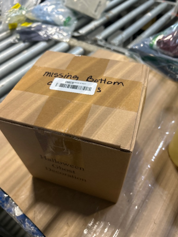 Photo 1 of  MISSING BOTTON***
2Packs Halloween Decorations Ghost Kit - Halloween Party Decor with Upgraded Fabric and Timer Remote Control, Ideal for Outdoor Indoor Kitchen Room Office Home Fireplace