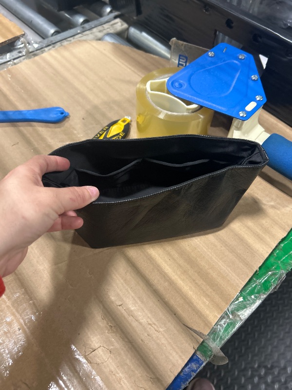 Photo 1 of ****SIMILAR ITEM****CRAZYSMITH Bag Organizer Insert for MiuMiu Arcadie Bag, DupontPaper Purse Insert Organizer, Smooth Lightweight Bag Insert(Black, Large)