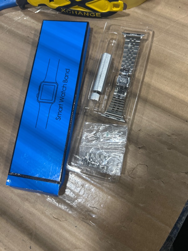 Photo 1 of ****SIMILAR ITEM*****
MioHHR Slim Metal Band Compatible with Apple Watch Band 42mm(Series 11 10) 41mm(Series 9 8 7) 40mm(Series 6 5 4 SE3/2/1) 38mm(Series 3 2 1),Stainless Steel iWatch Bands for Women,Silver/Gold