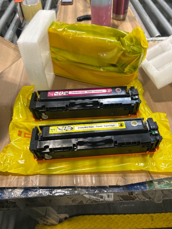 Photo 1 of *****SIMILAR ITEM****
218A with Chip Version Toner Cartridge Set 4 Pack Compatible Replacement for HP 218A W2180A W2181A W2182A W2183A 218X Works with Color Pro MFP 3301 3201 Series 3201dw MFP 3301cdw 3301fdw 3301sdw