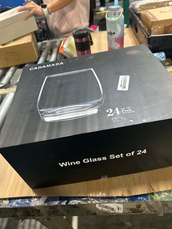Photo 1 of ****MISSING PART****
Cadamada Wine Glasses,12oz Stemless Wine Glass,for Red or White Wine,High-end Banquet, Party, Bar, Wedding, Gift (24 pcs)