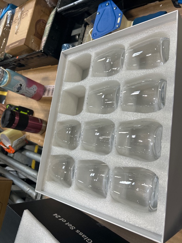 Photo 1 of ****MISSING PART****
Cadamada Wine Glasses,12oz Stemless Wine Glass,for Red or White Wine,High-end Banquet, Party, Bar, Wedding, Gift (24 pcs)