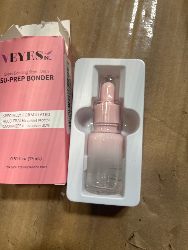 Photo 1 of ***USED****
VEYES INC Super Lash Bonder for Eyelash Extensions. Glue Accelerator, Lash Sealant, Adhesive Companion, Reducing Glue Fumes and Extending Eyelash Retention Time. Professional Eyelash Supplies 15ml