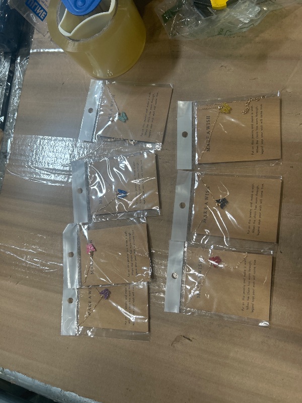 Photo 1 of ****MISSING PART ***
Rrdaily 9 Pcs Dainty Colorful Butterfly Pendant Necklace Set for Women,Bohemian Acrylic Butterfly Chain Necklace Cute Jewelry Gift (Style#B-gold card)
