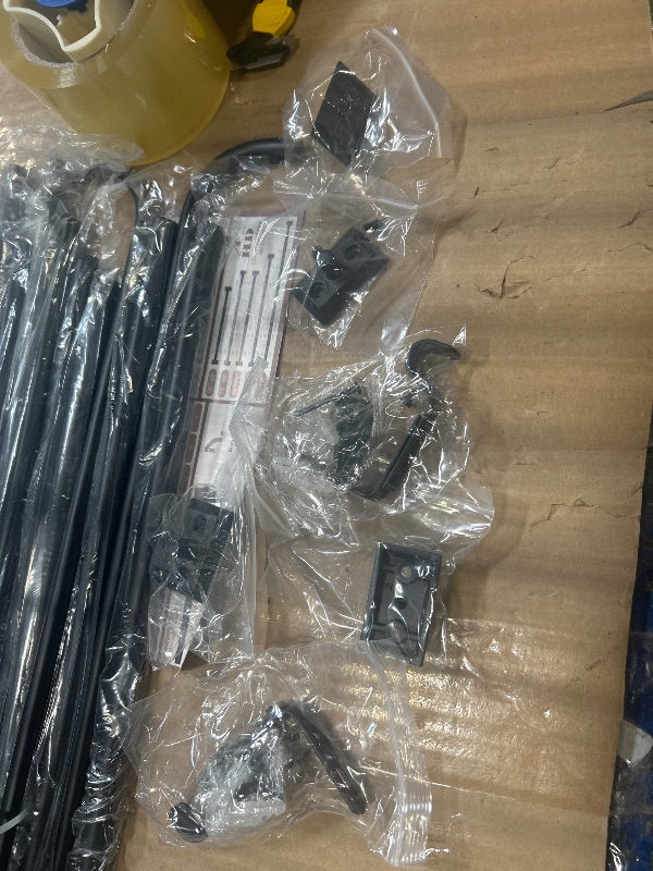 Photo 1 of ***SIMILAR ITEM***
SIMEWIN Curtain Rods No Drilling for Windows 30 to 45 Inches,5/8 Inch Diameter No Drill Small Curtain Rod Set with 3M Adhesive Brackets, Black