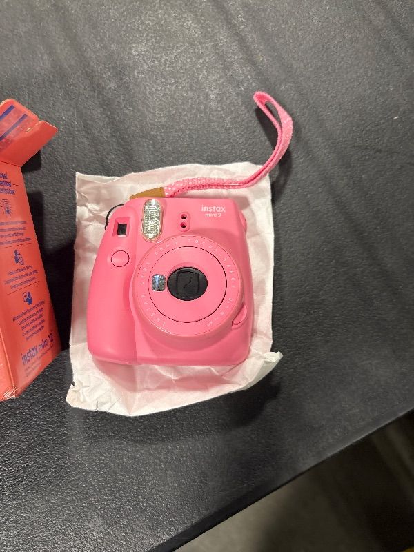 Photo 1 of **NEEDS BATTERIES**
Fujifilm Instax Mini 9 Instant Digital Camera - Flamingo Pink