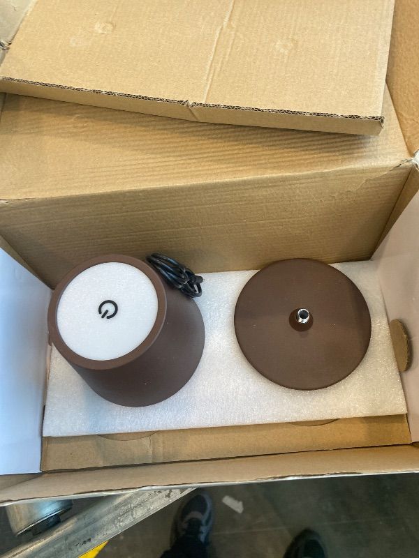 Photo 1 of **MISSING MOST ITEMS** BGFHome Cordless Table Lamp LED Desk lamp,5000mAh Rechargeable Touch Night Light Wireless Minimalist Design for/Restaurant/Bedroom/Bars/Outdoor Party/Camping/Coffee Shop 2Pack