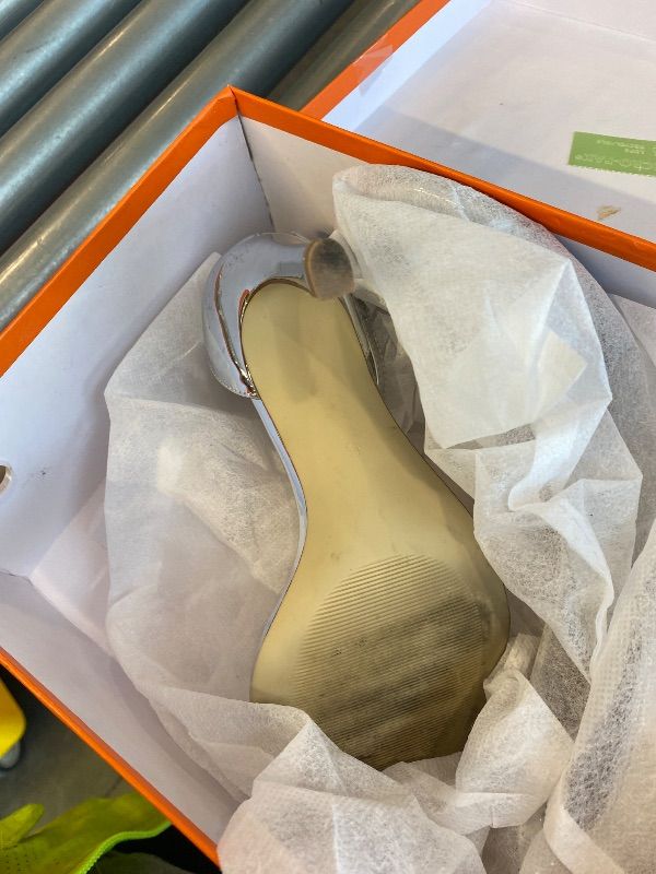 Photo 1 of *Minor Damaged*
perixir Strappy Heels for Women High Stiletto Heels Sexy Prom Dressy Sandals Ankle Strap Heels Dainty Rope Stiletto Heel Silver Size 6