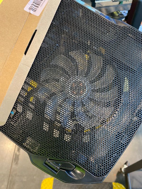 Photo 1 of *Untested*
LIANGSTAR Laptop Cooling Pad, Gaming Laptop Cooler with 2 Quiet Big Fans, RGB 7 Color Light Change, Portable USB Laptop Stand 11 to 15.6 Inch, Slim and Easy Carry Working Study Outdoor Travel