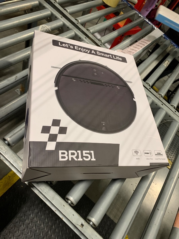 Photo 1 of *Minor Damage*
ZC was Robot Vacuum and Mop Combo, 2-in-1 Robot Vacuum Cleaner, Perfect for Pet Hair, Hard Floor and Carpet, Anti-Bump, Anti-Fall, App, Voice and Remote Control