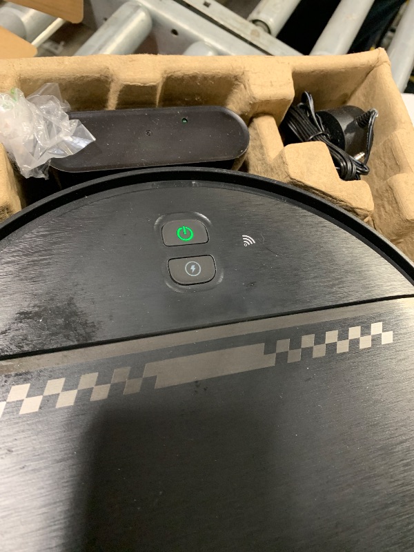 Photo 1 of *Minor Damage*
ZC was Robot Vacuum and Mop Combo, 2-in-1 Robot Vacuum Cleaner, Perfect for Pet Hair, Hard Floor and Carpet, Anti-Bump, Anti-Fall, App, Voice and Remote Control