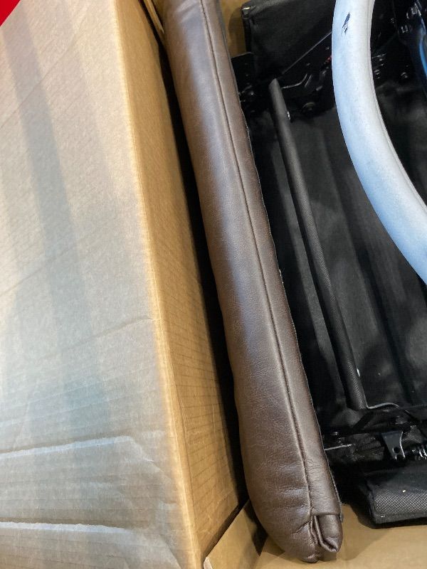 Photo 1 of *PARTIAL SET - Box 1 of 2*
COLAMY Swivel Rocking Recliner Glider Chair, Leather Reclining Rocker Chair with Footrest for Living Room, Nursery, Office, Bedroom, Wide Seat Cushion and Metal Base-Chocolate