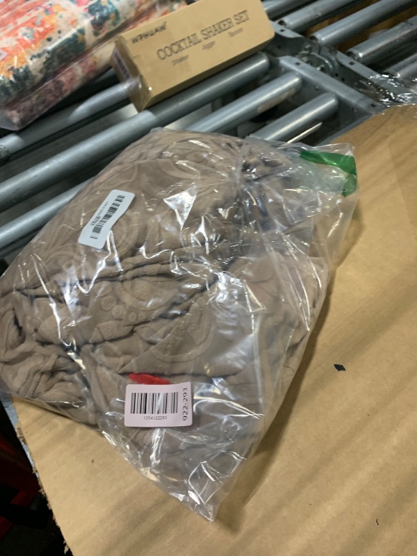 Photo 1 of *****SMALL SIZED SOFA COVER***WTHAVEN Stretch Modern Banquet Armchair Slipcover 1-Piece Accent Chair Covers with Arms Soft Chair Slipcovers for Living Room Armchair Furniture Protector Office Reception Reading Sofa (Light Brown)