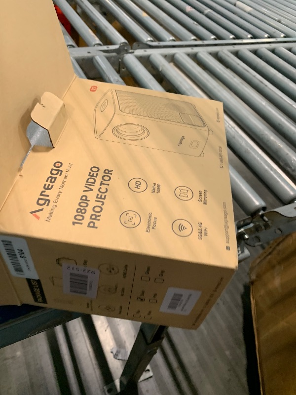 Photo 1 of [Electric Focus] Projector with WiFi and Bluetooth, Native 1080P 15,000 Lumens 4K Supported, Agreago Outdoor Movie Projector for Home Theater UP to 300", for iOS/Android/TV Stick/HDMI/USB