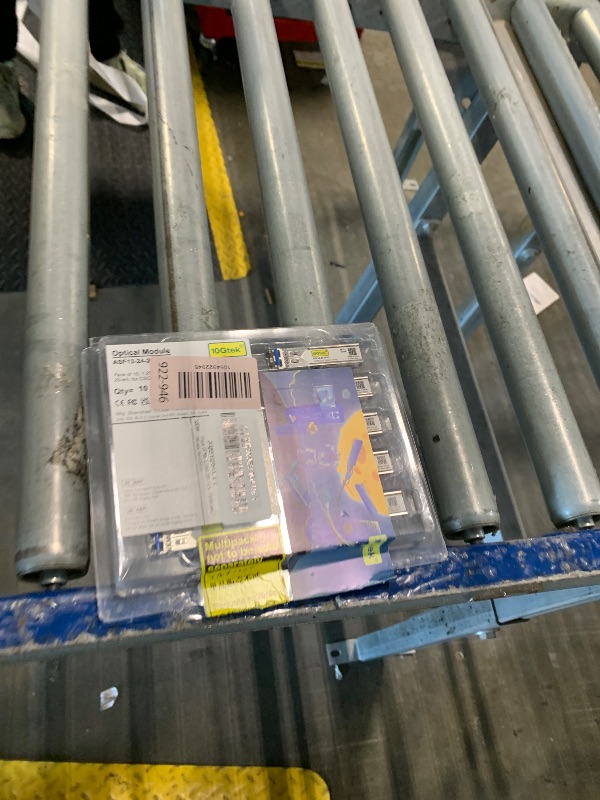Photo 1 of 10Gtek 1.25G SFP 1000Base-LX Transceiver, 1310nm SMF Fiber Optic Module, up to 10 km, for Cisco GLC-LH-SMD/GLC-LH-SM/SFP-GE-L, Meraki MA-SFP-1GB-LX10, Ubiquiti UniFi UF-SM-1G, Fortinet, Pack of 10