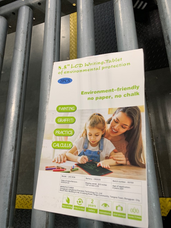 Photo 1 of [2 Pack] Genialba LCD Writing Tablet 8.5-Inch Colorful Doodle Board, Toddler Learning Educational Toys Gifts for 3-8 Years Old Girls and Boys, Electronic Drawing Pad for Kids (Pink&Blue)