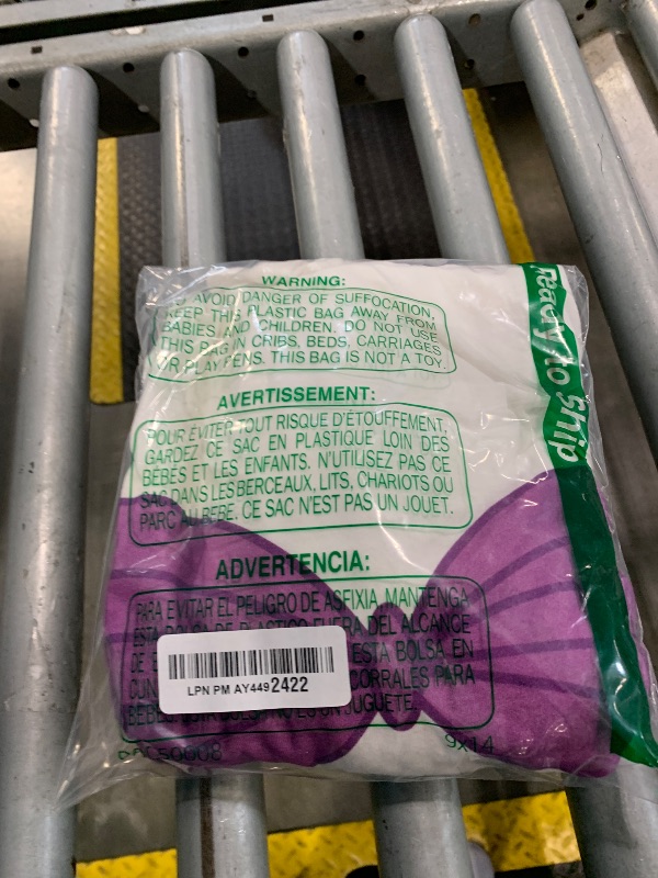 Photo 1 of ***COLOR WHITE***** Mermaid Purple Seashell Bra Cartoon Graphic T-Shirt