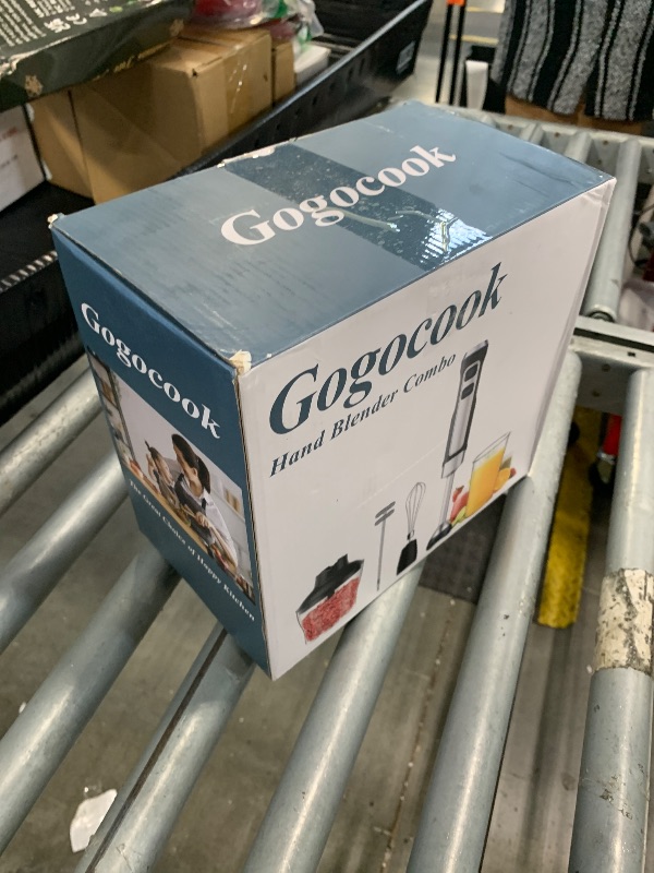 Photo 1 of *MISSING PARTS*
Immersion Blender 5 in 1 Hand Blender, Electric Blenders Max 1000W Heavy Duty Motor, 21 Speed & Turbo Mode Handheld Blender, Milk Frother, Egg Whisk, 800ml Beaker, 600ml Chopper Stainless Steel Blades