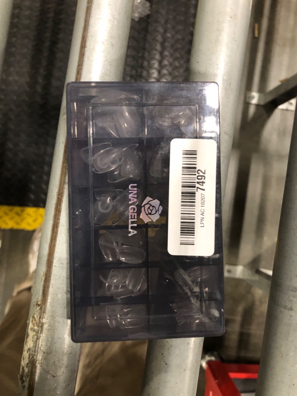 Photo 1 of ** USED** UNA GELLA Oval Round Nail Tips Pre-shaped Half Matte 120pcs Short Oval Round Soft Gel Nail Tips Full Cover Clear Acrylic Fake Nails for Press on Nail Extensions Home DIY Salon 12 Sizes