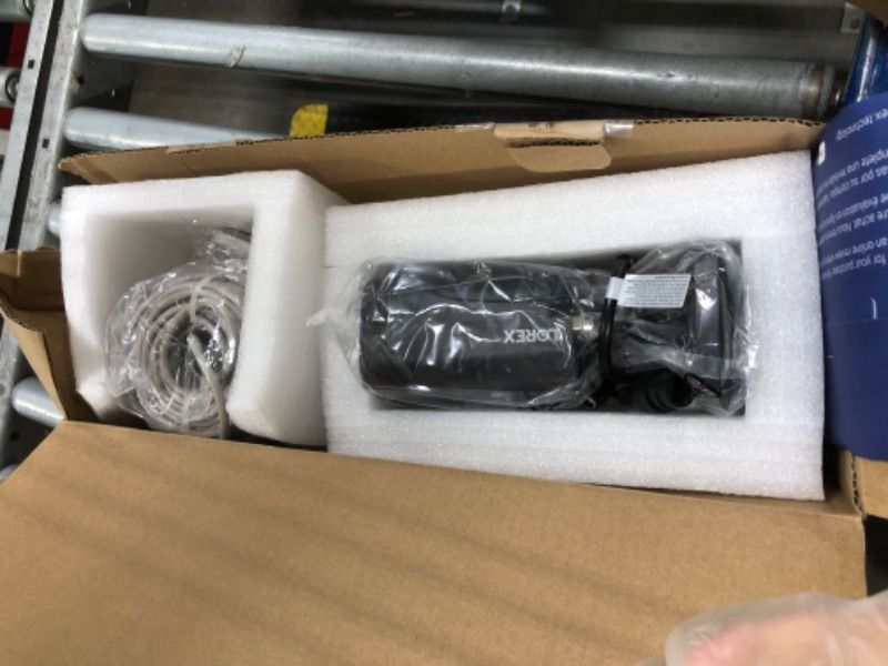 Photo 1 of ** BRAND NEW ITEM** Lorex 4K Metal Bullet Camera – PoE Wired Home Security Add-On Camera - Motion Detection, Color Night Vision, Long Range IR, Weatherproof, Ultra HD Indoor & Outdoor Surveillance Black