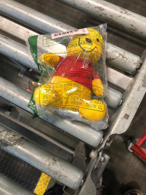 Photo 1 of ** MISSING STICKERS**Winnie the Pooh Plush Keychain Set - Bundle with 6" Pooh Bear Coin Purse Zipper Pull Pouch Plushie, Stickers, More | Winnie the Pooh Wallet Bag Clips Party Favor