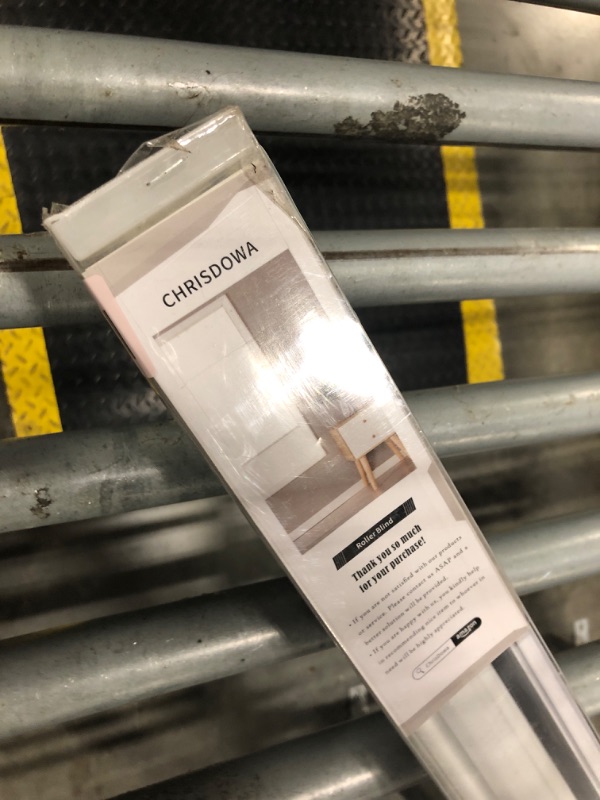 Photo 1 of ** USED** ChrisDowa Cordless Free-Stop100% Blackout Blinds for Windows, Roller Windows Shades with Thermal Insulated, UV Protection Fabric for Living Room, Office and Home. Easy to Install.Grey,58" W X 72" H