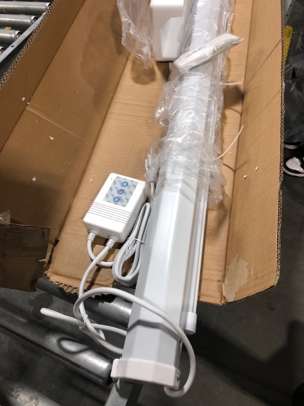 Photo 1 of ** USED/ MANUAL INCLUDED** DINAH 72 Inch Electric Projector Screen with Remote, Automatic Air Indoor Drop Down, Motorized 4K 3D HD Projection for Movies