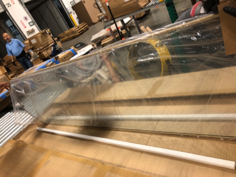 Photo 1 of ** BRAND NEW ITEM ** OLIXIS Arched Full Length Mirror 59"x16" for Bedroom, Full Body Mirror with Stand, Hanging or Leaning for Wall, Aluminum Alloy Thin Frame Floor Standing for Living Room, Tall, Gold