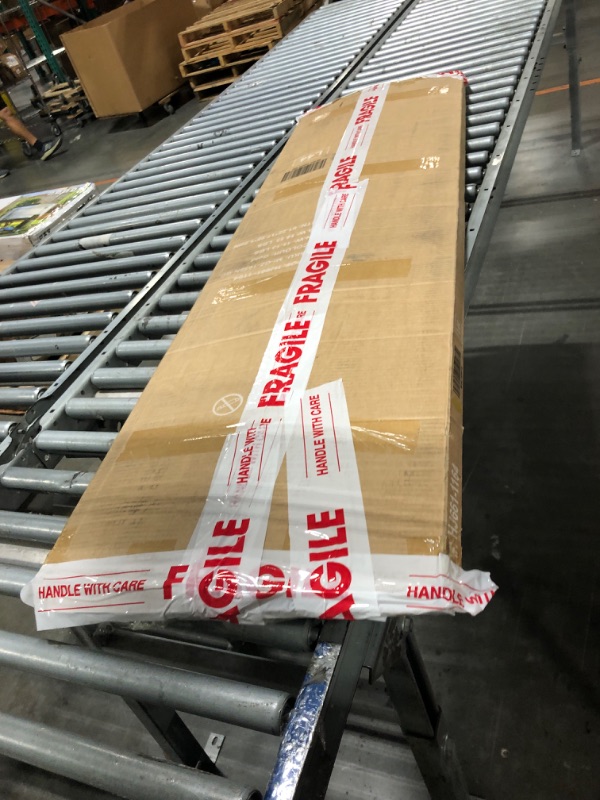 Photo 1 of ** BRAND NEW ITEM ** OLIXIS Arched Full Length Mirror 59"x16" for Bedroom, Full Body Mirror with Stand, Hanging or Leaning for Wall, Aluminum Alloy Thin Frame Floor Standing for Living Room, Tall, Gold