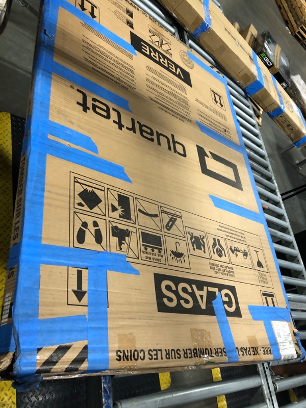 Photo 1 of ** BRAND NEW ITEM / MANUAL AND ACCESORIES INSTALATION INCLUDED** Quartet Glass Whiteboard, Non-Magnetic Dry Erase White Board, 4' x 3', Frosted Surface, Infinity (G4836F)