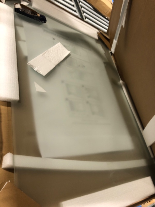 Photo 1 of ** BRAND NEW ITEM / MANUAL AND ACCESORIES INSTALATION INCLUDED** Quartet Glass Whiteboard, Non-Magnetic Dry Erase White Board, 4' x 3', Frosted Surface, Infinity (G4836F)