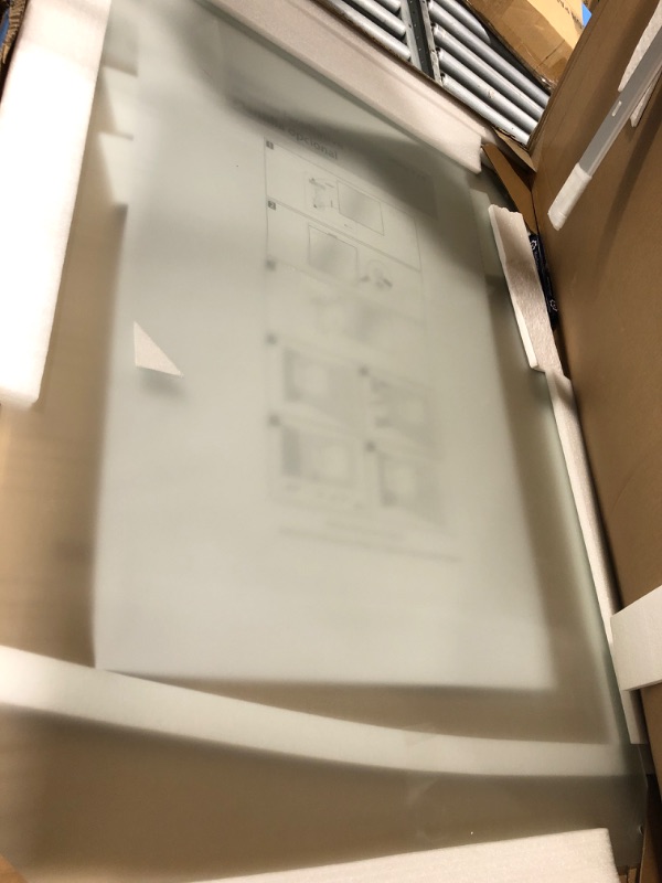 Photo 1 of ** BRAND NEW ITEM / MANUAL AND ACCESORIES INSTALATION INCLUDED** Quartet Glass Whiteboard, Non-Magnetic Dry Erase White Board, 4' x 3', Frosted Surface, Infinity (G4836F)