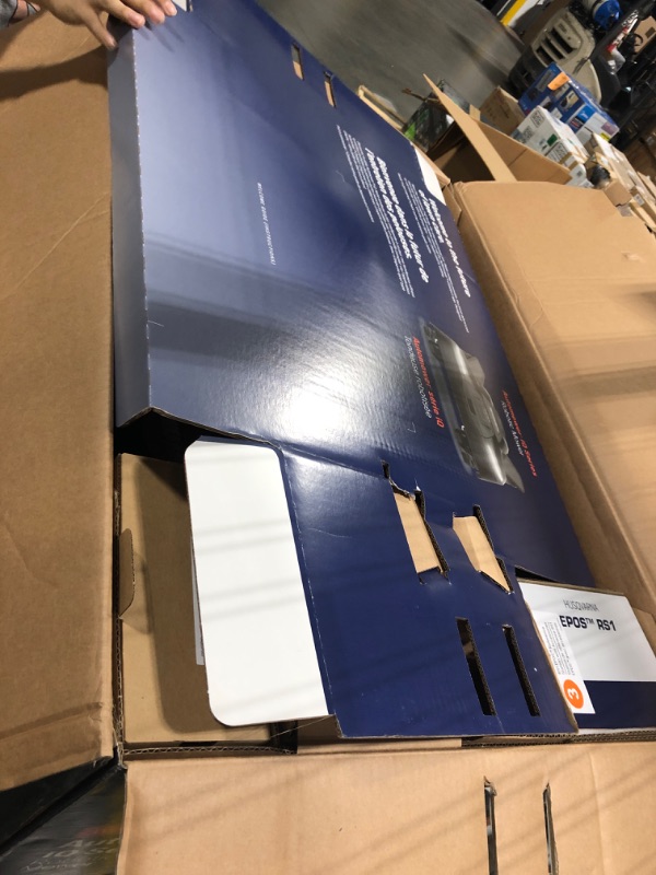 Photo 1 of ** BRAND NEW ITEM / UNTESTED ** Husqvarna 410iQ Automower Robotic Mower, 0.5 Acre Mowing Capacity, Wire Free Robot Lawn Mower with Charging Station, RS1 EPOS Reference Station and Replacement Blades, 970727401