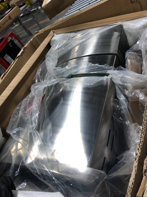 Photo 1 of *** VERY USED**  USSC Grills USG295SS Stainless Steel Portable Tabletop Wood Pellet Grill,silver,black