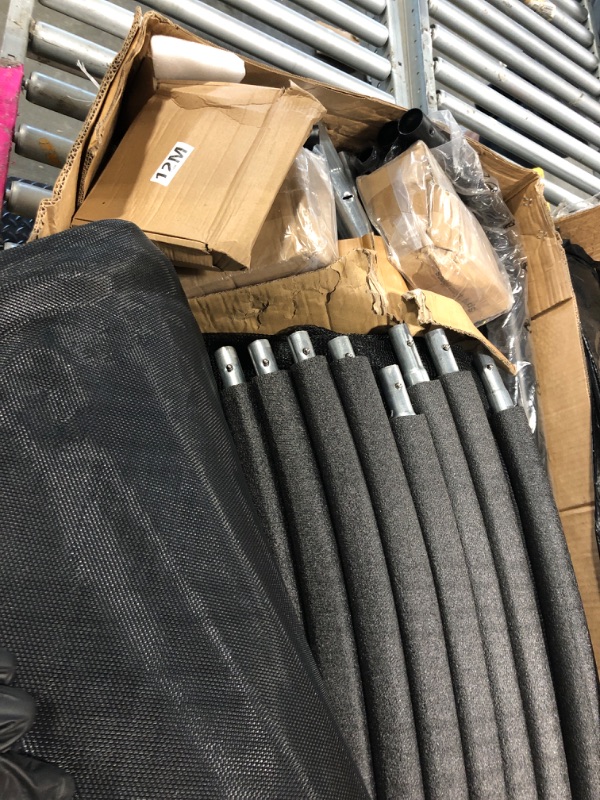 Photo 1 of ** USED** Trampoline for Kids and Adults - 8Ft 10Ft 12Ft 14FT Trampoline with Net - with Bonus Sprinkler and LED Lights/ASTM Certified/Extra Sturdy Recreational Outdoor Trampolines