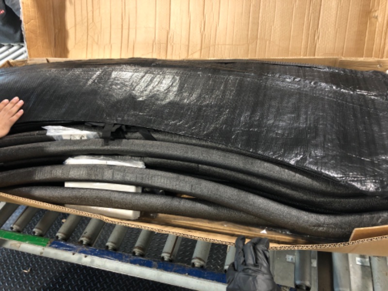 Photo 1 of ** USED** Trampoline for Kids and Adults - 8Ft 10Ft 12Ft 14FT Trampoline with Net - with Bonus Sprinkler and LED Lights/ASTM Certified/Extra Sturdy Recreational Outdoor Trampolines