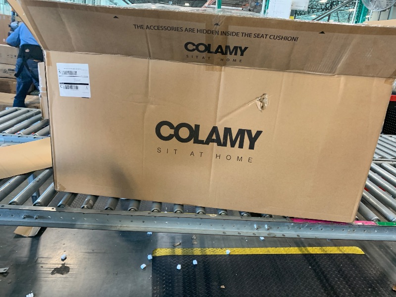 Photo 1 of ** NEW ITEM **COLAMY Tufted Upholstered Dining Chairs Set of 2, Accent Parsons Chairs with Solid Wood Legs and Padded Seat, Beige