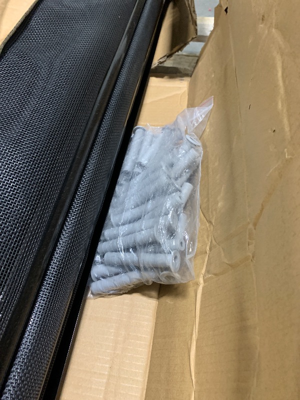 Photo 1 of VEVOR Pool Fence, 4 x 108 FT Pool Fences for Inground Pools, Removable Safety Pool Fencing, Easy DIY Installation Swimming Pool Fence, 340gms Teslin PVC Pool Fence Mesh Protects Kids and Pets